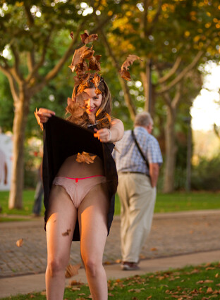 Stella Cox in Portugal Park